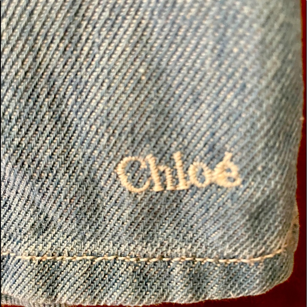 Sailor collar denim dress
